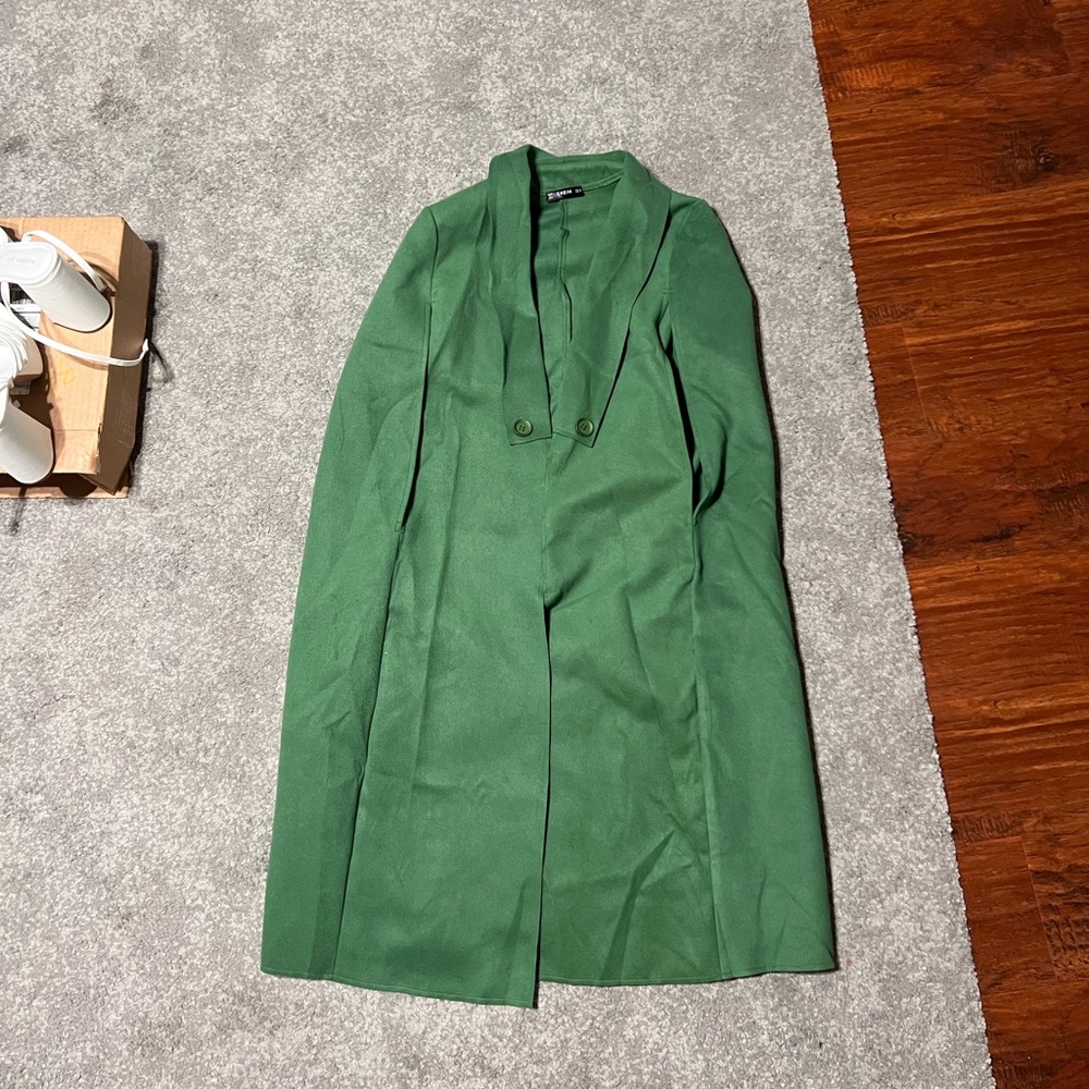Green Sleeveless Coat